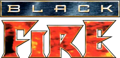 Black Fire title screen for Sega Saturn
